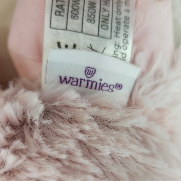 Warmies Plush Microwavable Cooling Scented Light Pink Pig - Picture 6 of 7